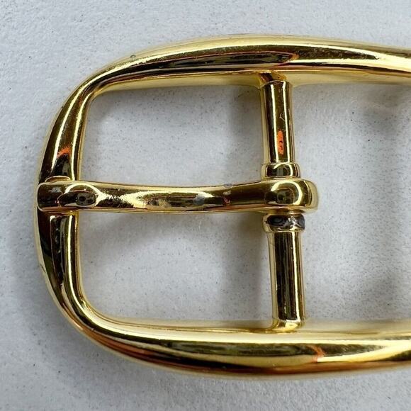 Vintage Gold Tone Simple Basic Belt Buckle for up to 1 Inch Belt - Picture 5 of 8